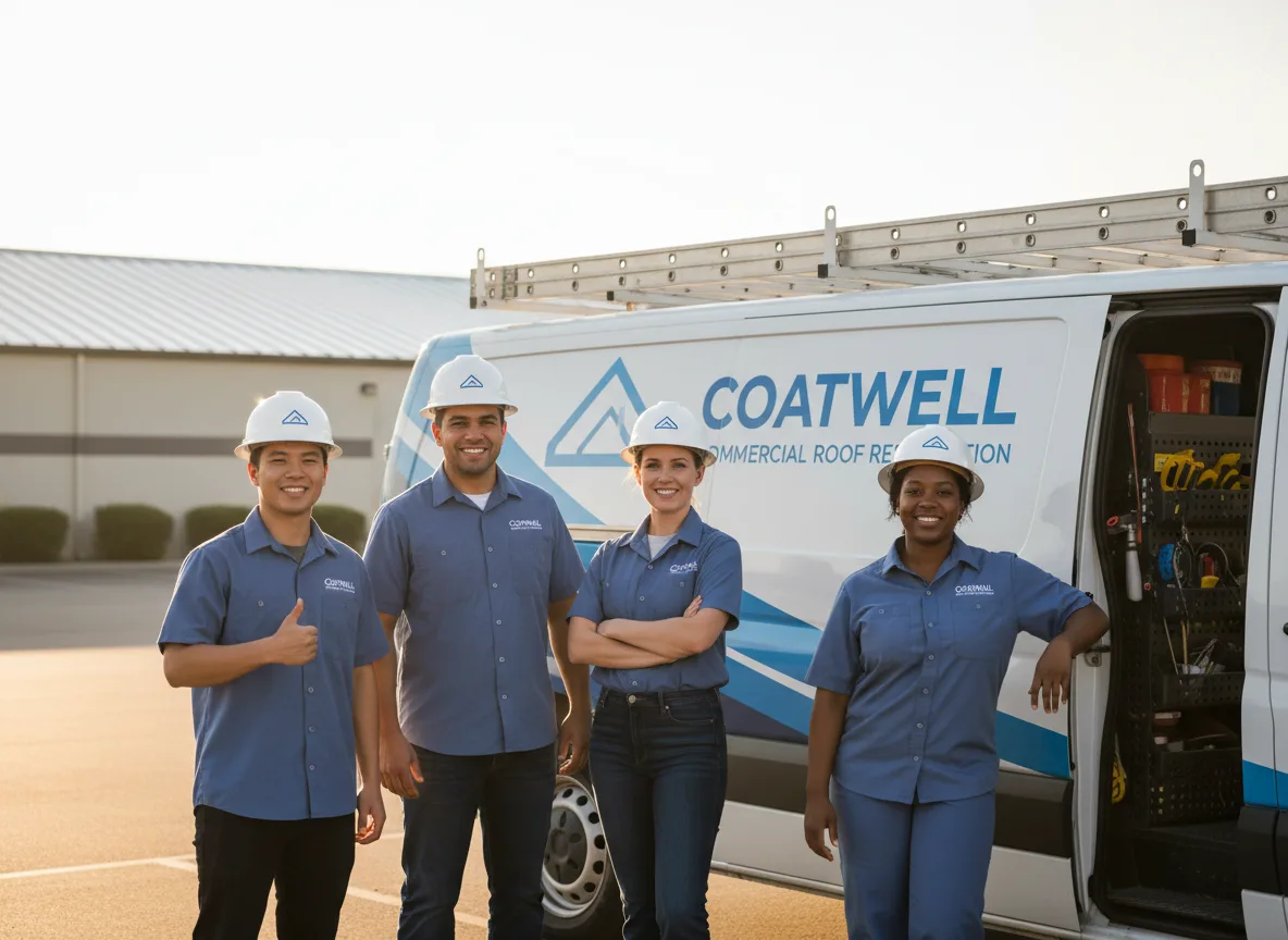 Commercial roof coating company in Elmdale, KS